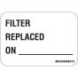 Label Paper Removable Filter Replaced, 1" Core, 1 7/16" x 1", White, 666 per Roll