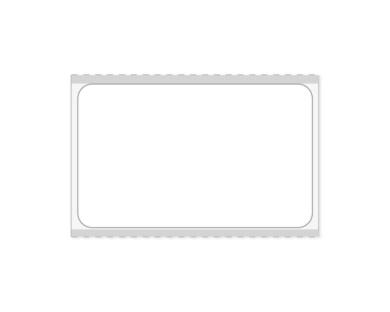 4 x 1 inch  Blank Direct Thermal Labels (Removable Adhesive / 1