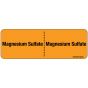 Label Paper Removable Magnesium Sulfate, 1" Core, 2 15/16" x 1", Fl. Orange, 333 per Roll