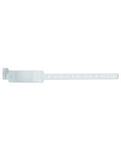 Veri-Color® Insert Wristband Vinyl 1" x 10" Adult/Pediatric White, 250 per Box