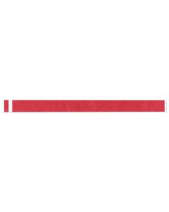 Short Stay® Write-On Tyvek® Wristband 3/4" x 10" Adult/Pediatric Red, 1000 per Box