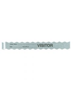 Short Stay® Write-On Tyvek® Wristband 1" x 10" Adult/Pediatric Gray, 1000 per Box