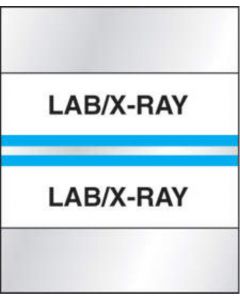 Chart Tab Paper Lab/x-ray Lab/x-ray 1 1/4" x 1 1/2" Blue 100 per Package