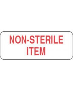 Label Paper Permanent Non-sterile Item 2 1/4" x 7/8", White, 1000 per Roll