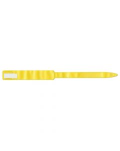 Soft-Lock® Insert Wristband Vinyl 1" x 13" Adult Yellow, 250 per Box