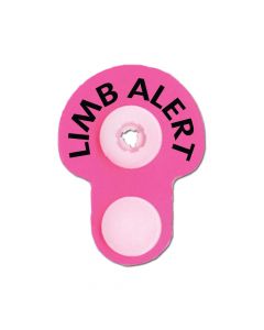 Ident-Alert® Alert Bands® Clasp Poly "Limb Alert" Pre-Printed, State Standardization Adult/Pediatric Day Glow Pink - 240 per Box