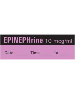 Anesthesia Tape with Date, Time, and Initial Removable Epinephrine 10 mgc/ml 1" Core 1/2" x 500" Imprints Violet 333 500 Inches per Roll