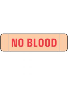 Label Paper Permanent No Blood, 1" Core, 1 1/2" x 3/8" , Tan, 500 per Roll