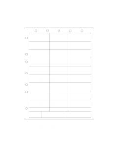 Chart Labels Laser 2 1/2x1 White - 4 Pks of 250 per Case