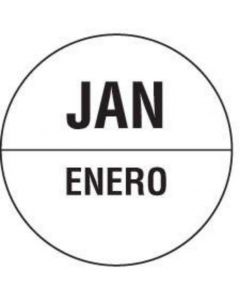 Label Paper Permanent Jan Enero, White, 1000 per Roll