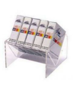 Dispenser Holds 5 Label Boxes Plastic 6-3/4 x 4-3/4 x 4-1/2 Clear 1 per Each