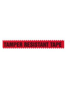 Tamper Resistant Tape Synthetic, Removable 1" X 1296" Red 185 Imprints per Roll