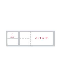 Label Misys/Sunquest Direct Thermal Paper Permanent 1" Core 4 1/8"x1 3/16" White 1200 per Roll