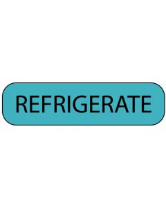 Label Paper Removable Refrigerate, 1" Core, 1 7/16" x 3/8", Blue, 666 per Roll