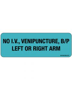 Label Paper Removable No IV, 1" Core, 2 15/16" x 1", Blue, 333 per Roll