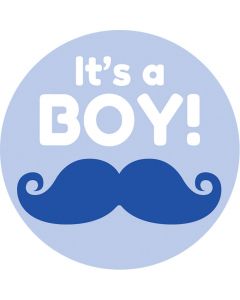 Label Pediatric Award Sticker, Paper, Removable, "It's a Boy!", Blue, 250 per Roll