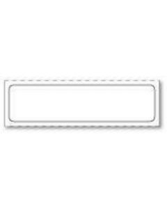 Label Paper Removable Flexo Printable, 1" Core, 2" x 1/2", White, 1000 per Roll