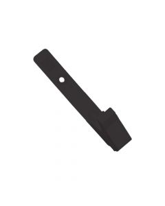 Visitor Pass Strap Clip 3-1/8" Long Plastic Black - 100 per Pack