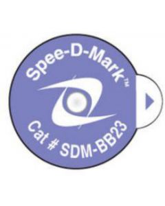 Spee-D-Mark™ Mammography Nipple Skin Marker, Radiopaque, 100 Per Box, Purple, 2.3 mm