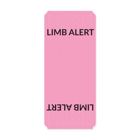 Ident-Alert® Color Coded Wraps, Limb Alert - Pink, 250 Wraps per Box