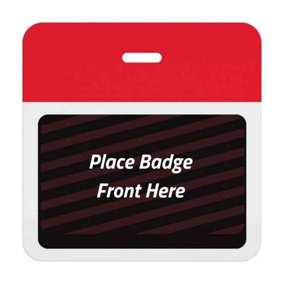 TEMPbadge® Expiring Visitor Badge Clip-on BACK, Box of 1000